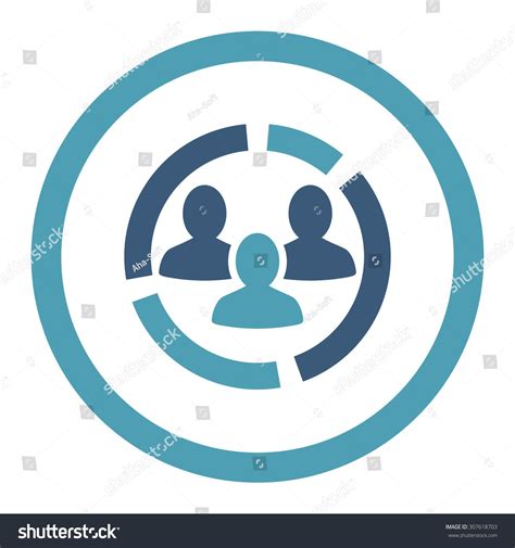 Demography Diagram Glyph Icon This Rounded Flat Symbol Is Drawn With