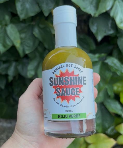 Mojo Verde Hot Sauce Hot Sauce Sunshine Sauce Noosa Queensland