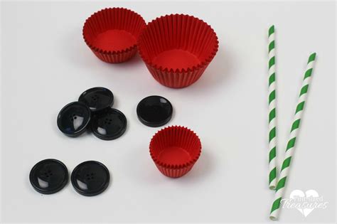 Easy Cupcake Liner Poppy Craft Pint Sized Treasures Poppy Craft