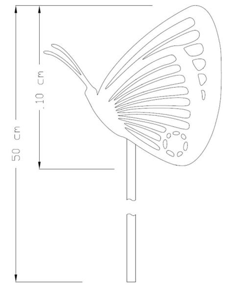 Motyl Ozdoba Ogrodowa Corten Rdzewiona Ozdoby Ogrodowe Rdzewione