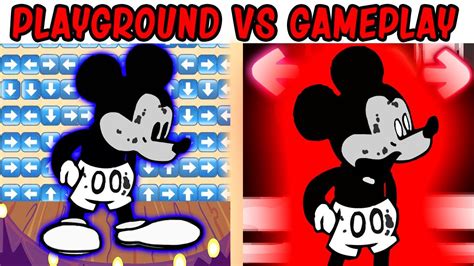 Fnf Character Test Gameplay Vs Playground Mickey Mouse Wednesday