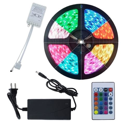 Tira De Led Rgb 5 Metros 5050 Playmania438