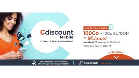 Cdiscount 100 Go De 4g à 999 Euros Seulement Avec Ce Forfait Cellular