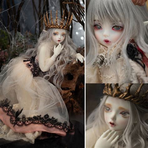 14 16 Bjd Doll Face Makeup Eyes Wig Full Set Dresses Ball Jointed