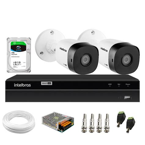 Kit C Meras Bullet De Seguran A Vhd B Infra Dvr Gravador De