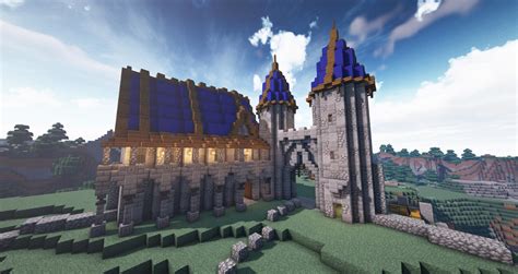 Armory and Gatehouse from the castle I’m building : r/Minecraft