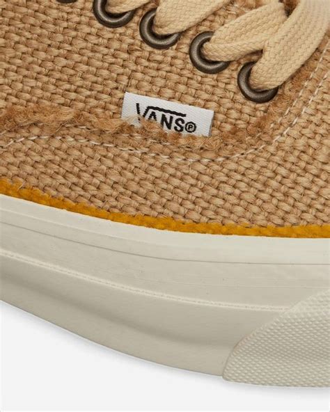 Vans Og Authentic Frayed Lx Sneakers Jute Starfish In White For Men Lyst