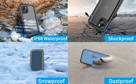 Cozycase For Iphone Waterproof Shockproof Case With Screen Camera