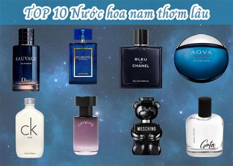 TOP 10 Nước Hoa Nam Thơm Lâu, Quyến Rũ Nhất Hiện Nay | TIKI