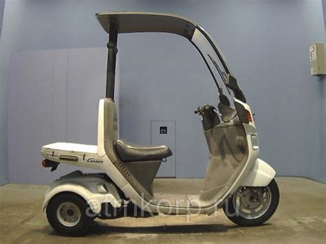 Скутер грузовой трехколесный с крышей HONDA GYRO CANOPY в кузове TA 02 ...