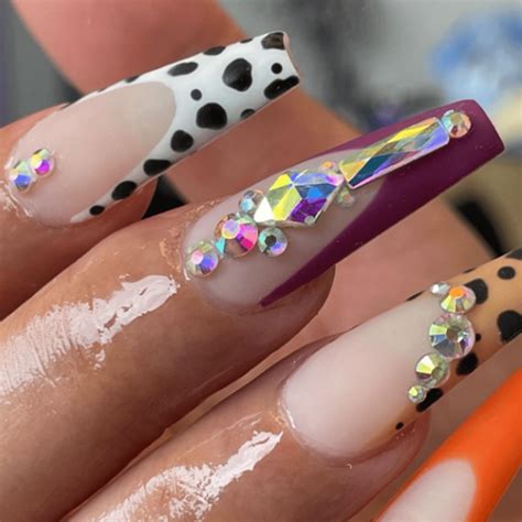 17 Stunning Rhinestone French Nail Ideas