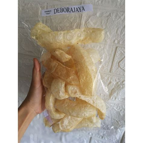 Jual KRUPUK RAMBAK KULIT KERBAU SUPER KHAS KUDUS Shopee Indonesia