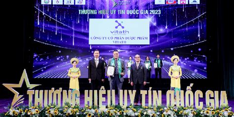 Công ty Cổ phần Dược phẩm Vitath vinh dự lọt Top 10 thương hiệu nhãn