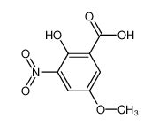 Ácido 2 hidroxi 5 metoxi 3 nitrobenzoico CAS 2888 01 9 Proveedor de