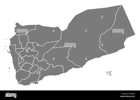 Map Yemen Borders Hi Res Stock Photography And Images Alamy