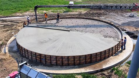 Circular Concrete Pours Tips On Pouring A Circular Foundation For A