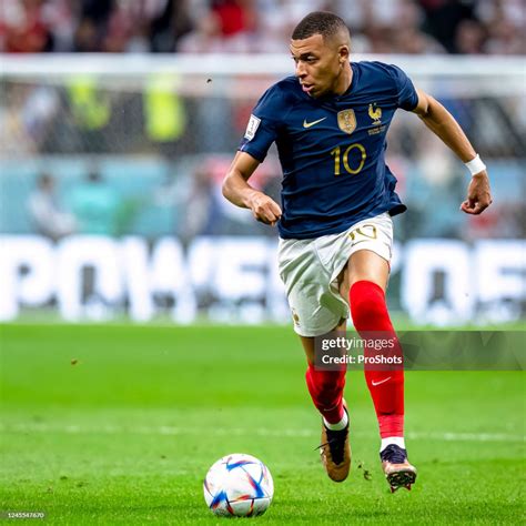 France player Kylian Mbappe during the FIFA World Cup 2022,... News ...