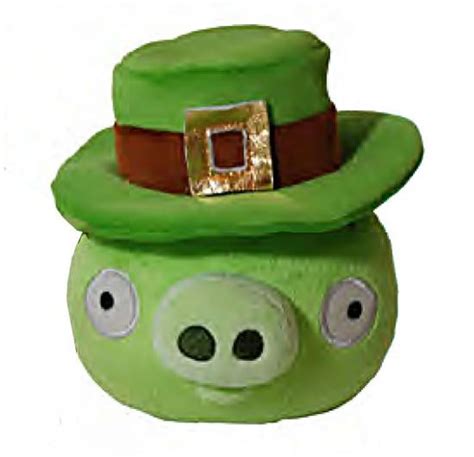 Angry Birds Green Pig 5 Plush St. Patricks Day Commonwealth Toys - ToyWiz