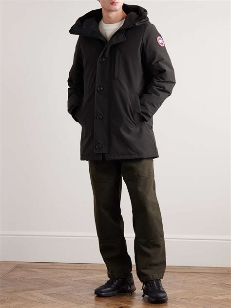 CANADA GOOSE Chateau Appliquéd ARCTIC TECH Shell Hooded Down Parka for