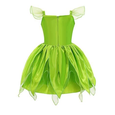 Yoojia Enfant Fille Robe De Princesse Cendrillon Vert D Guisement Elfe