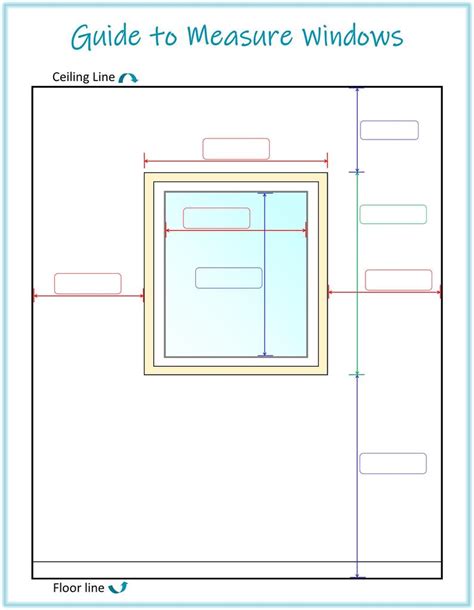 Guide To Measure Windows Etsy Canada Interior Design Template