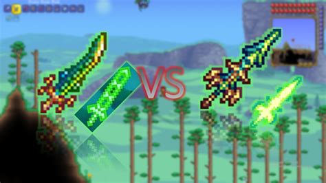 Terra Edge Vs Terra Blade Terraria Calamity Mod Youtube