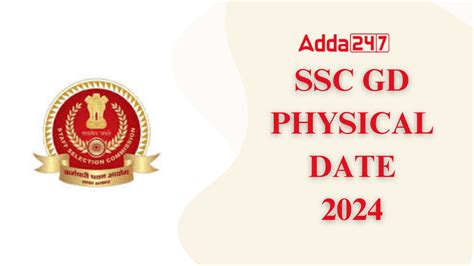 Ssc Gd Physical Test Date Out Pet Pst Exam Schedule