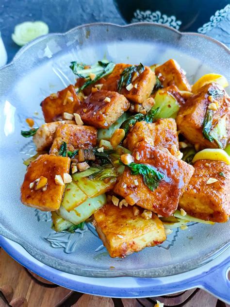 Easy Tofu Bok Choy Stir Fry Go Healthy Ever After