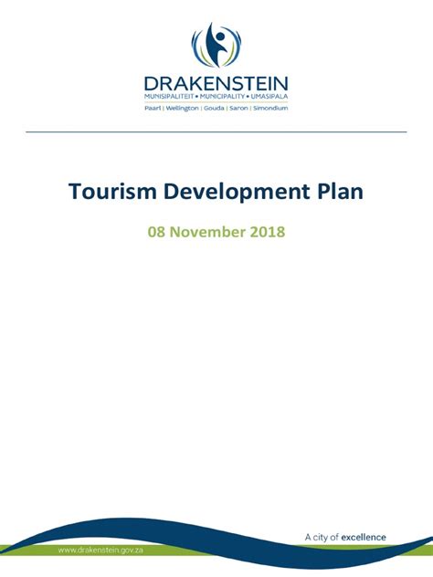 Draft Tourism Development Plan 21022019 Pdf Tourism Performance Indicator