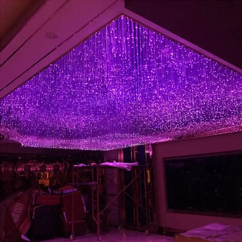 Led Decorating Effect Plastic Optical Fiber Side Pointed Lighting