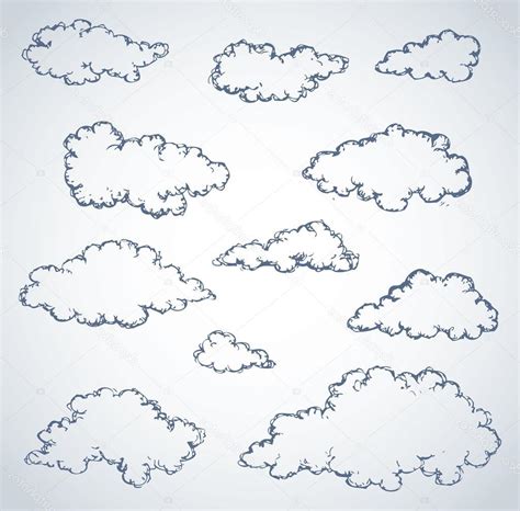 Cumulus Cloud Drawing at PaintingValley.com | Explore collection of ...