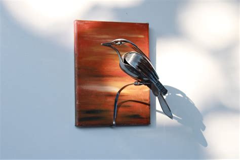 Bird, metal sculpture