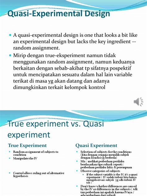 Quasi Experimental Design | PDF