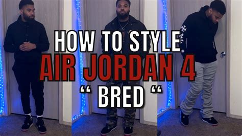 How To Style Air Jordan Og Bred On Foot Review Outfit Ideas Youtube