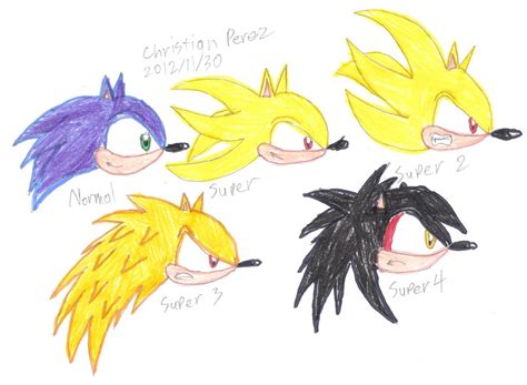 Sonic's Super Forms by KimonoFlareonEXE on DeviantArt