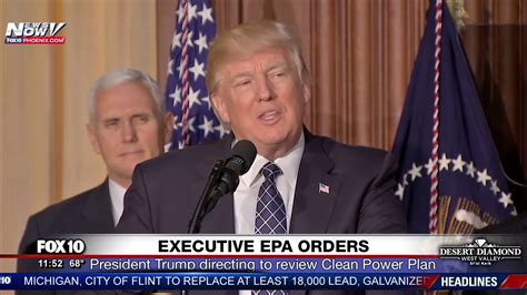 Watch President Trump Signs Executive Epa Orders Fnn Youtube