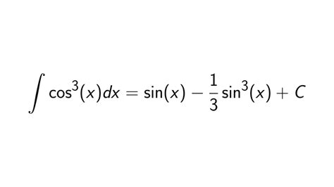 What Is The Integral Of Cos X Epsilonify