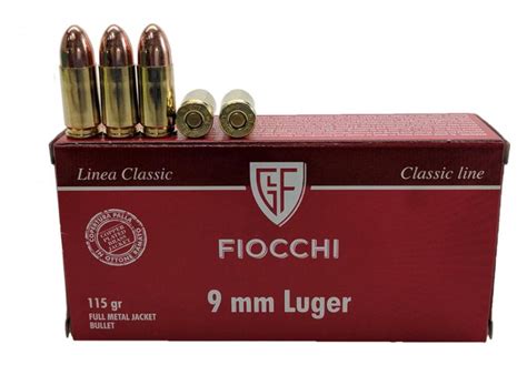 Fiocchi Classic Line 9mm Fmj 115 Grain 50rd Box 17 99 Gun Deals