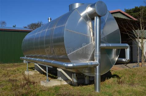 Бак для хранения лэндфилл-газа Стоковое Изображение - изображение ...