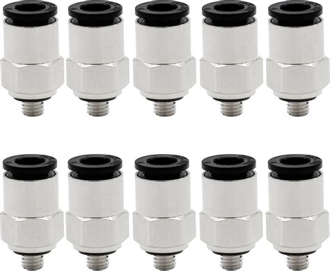 Amazon Baomain 10PCS Quick Fittings 6mm Push In Joint Thread Male