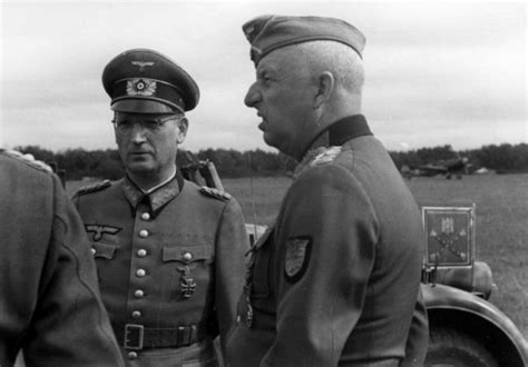 Field Marshal Erich Von Manstein German Commander In World War II