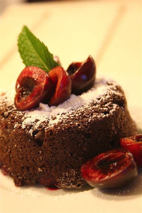 Molten Chocolate Cherry Cake 2 Jess Thomson Flickr