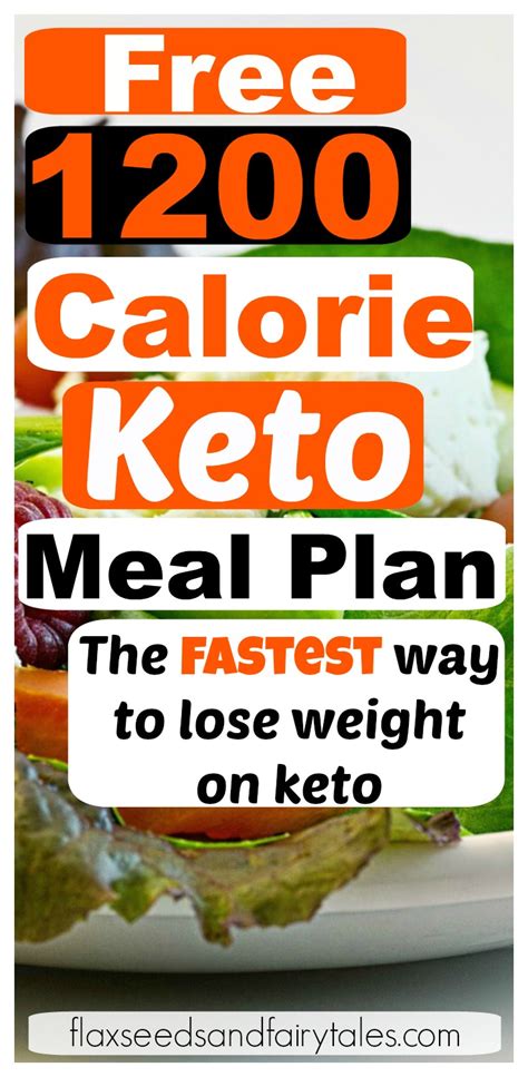 1200 Calorie Keto Meal Plan - FREE 1 Week Plan for Fast Weight Loss