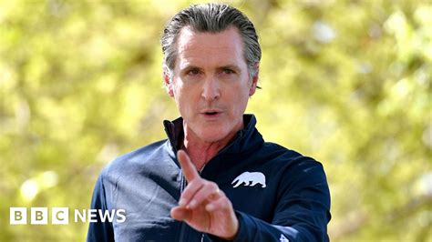 Gavin Newsom Californias Governor Faces Recall Election Bbc News