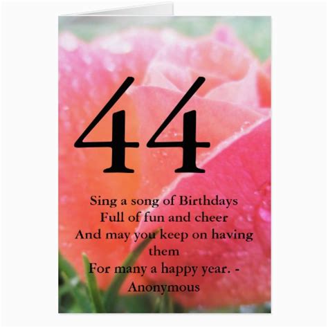 Happy 44th Birthday Quotes | BirthdayBuzz