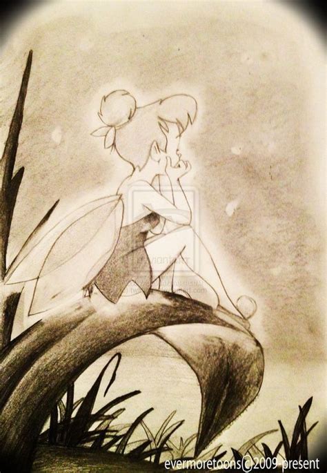 Pin By Karma On Disney Brown Backgrounds Tinkerbell Drawing