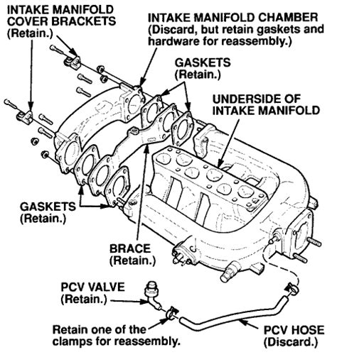 Q A Honda Accord EGR Valve Location Intake Manifold Details