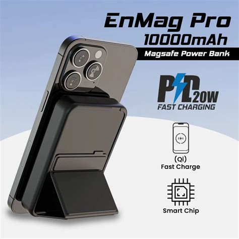 Black Magnetic Powerbank, Model Name/Number: En Mag,Magnetic at Rs 2500 ...
