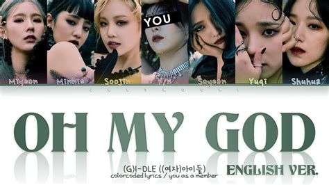 Gi Dle 여자아이들 ‘oh My God English Ver 7 Members Ver Color