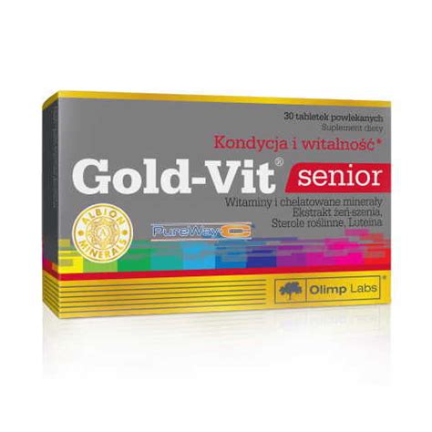 OLIMP Gold Vit Senior x 30 tabletek cena opinie dawkowanie skład